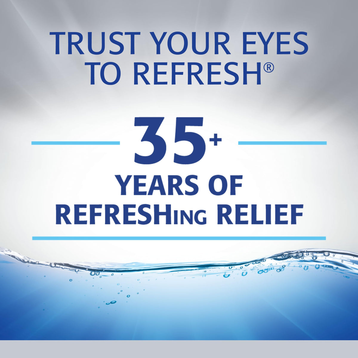 Refresh Optive Advanced Lubricant Eye Drops For Dry Eyes, 0.33 Fl Oz Sterile (2 Count)