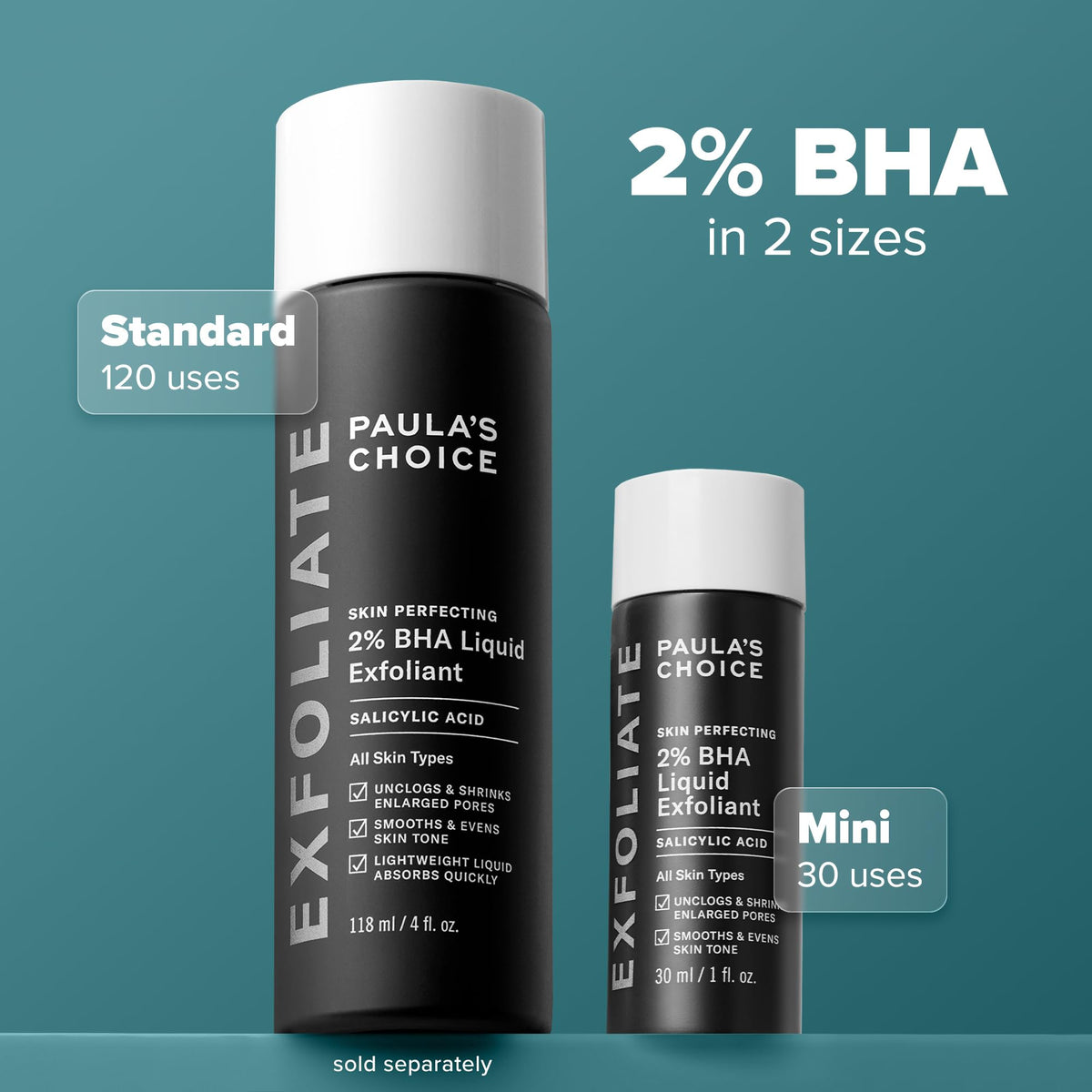 Paula's Choice SKIN PERFECTING 2% BHA Liquid Leave-On Exfoliant, 1 Fl Oz
