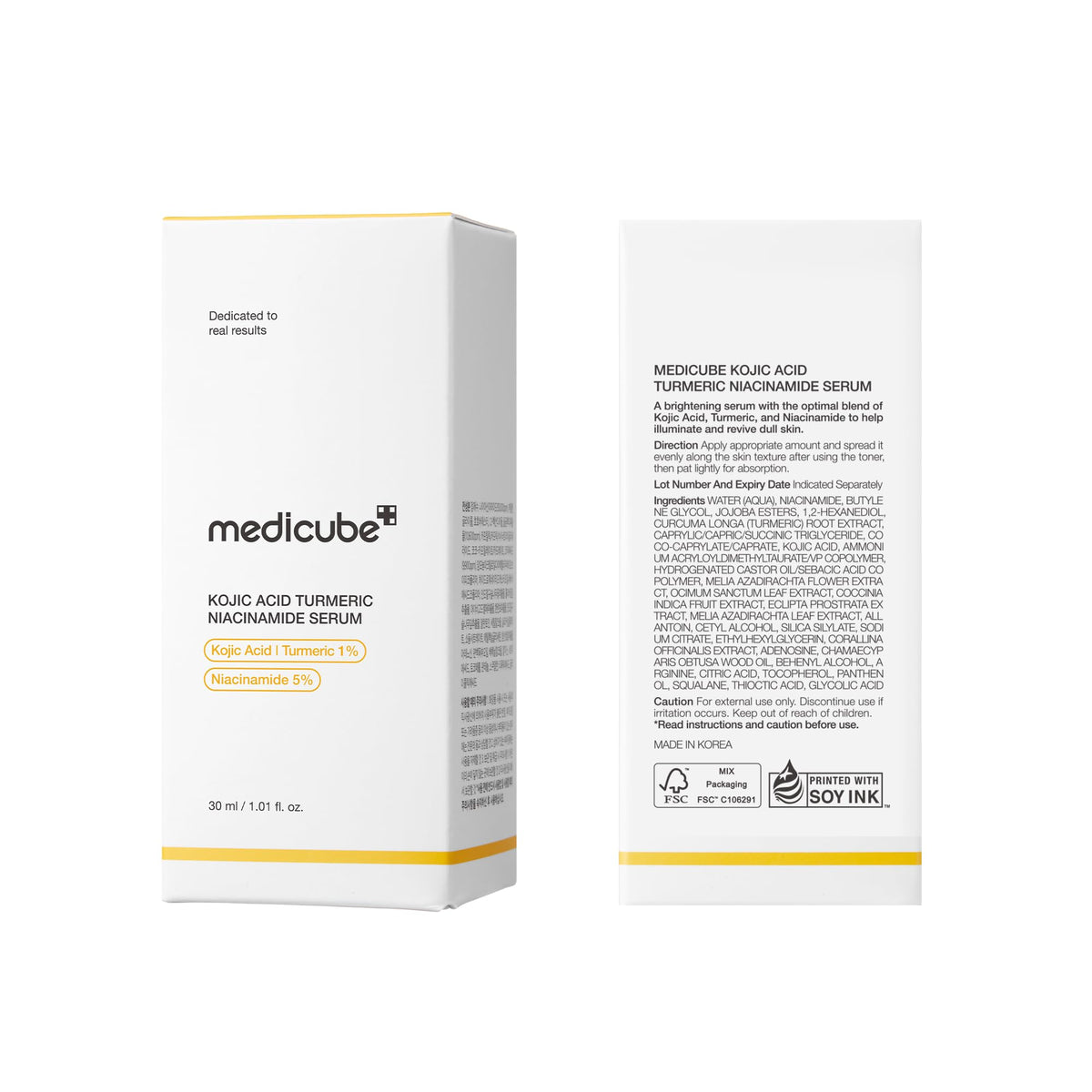 medicube Kojic Acid Turmeric Clarifying Capsule Serum for Troubled Skin