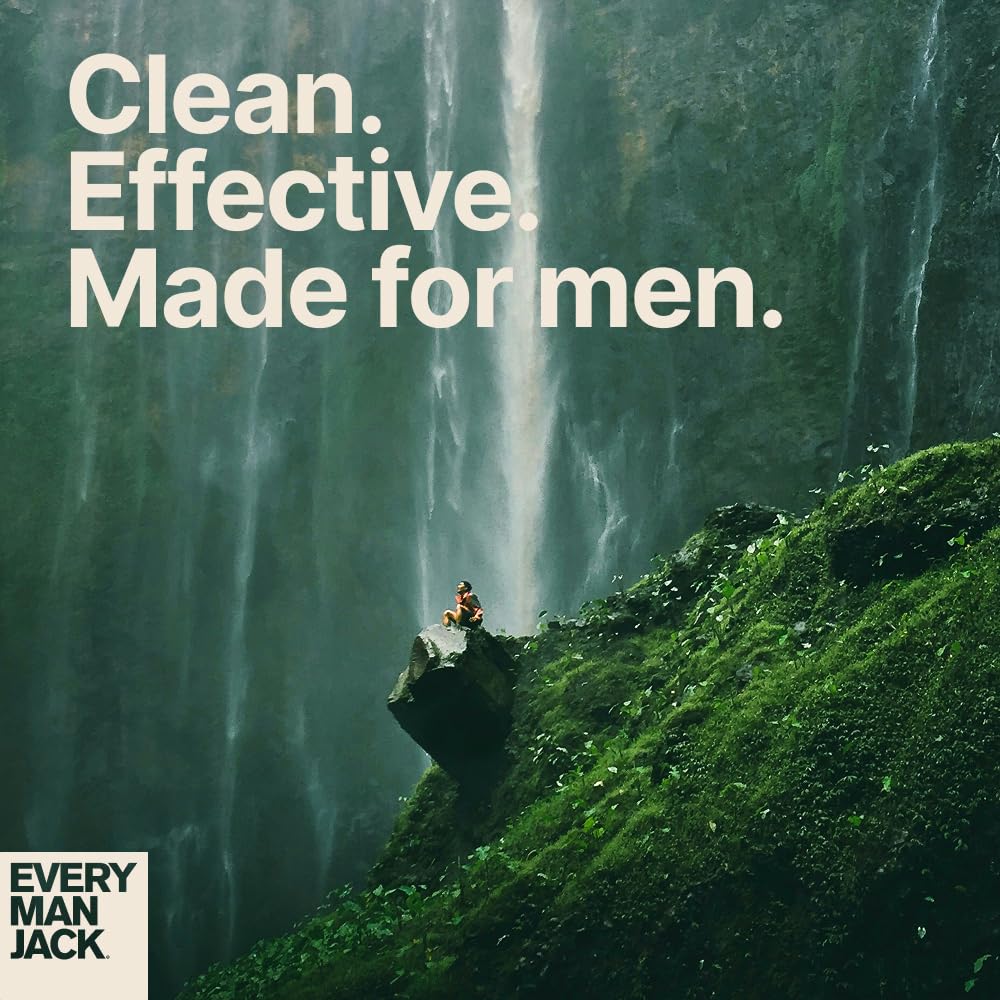 Every Man Jack Exfoliating Body Wash for Men, Pacific Surf, 2pk