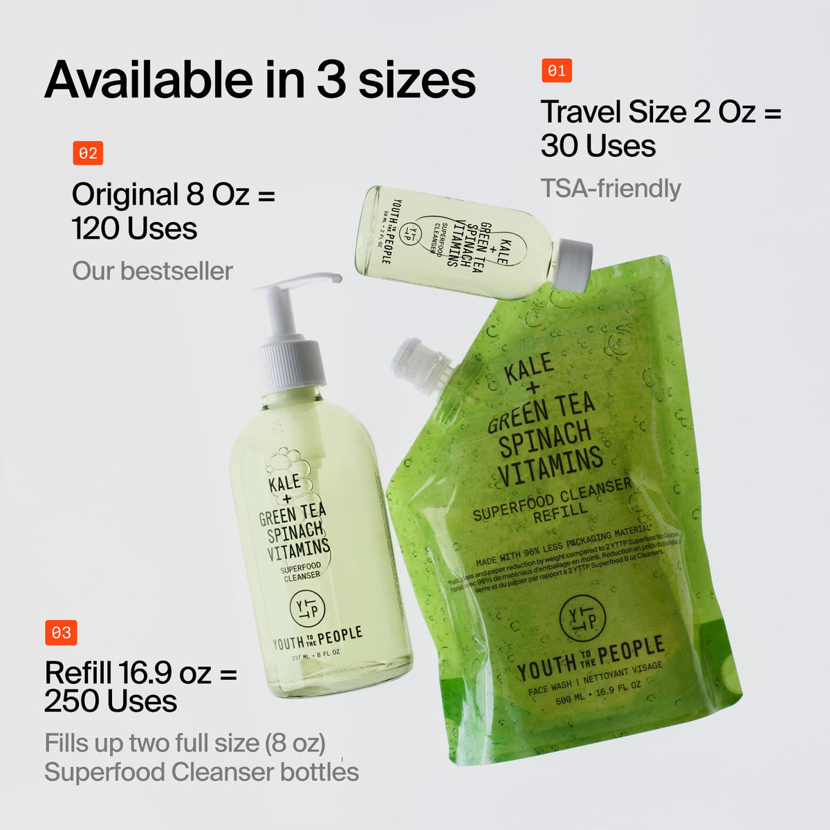 Youth To The People Superfood Antioxidant Cleanser - Full Size (8 fl oz)
