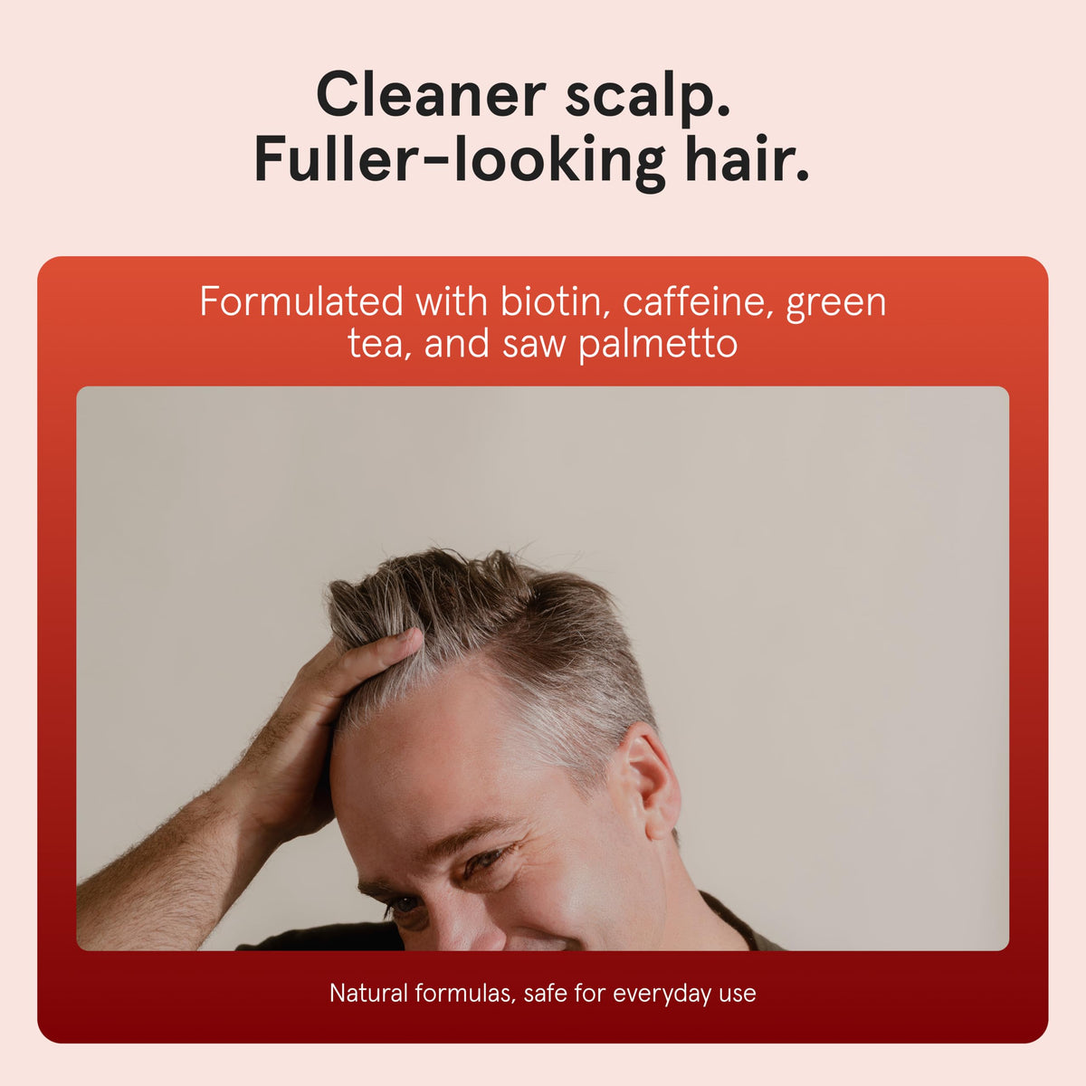 Keeps Thickening Shampoo for Men, 8 Oz