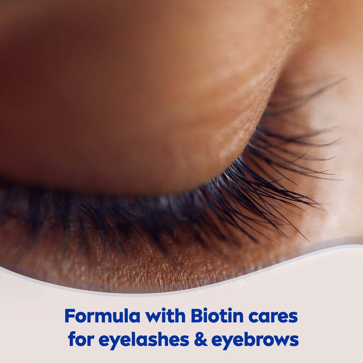 Double Effect Waterproof Eye Make-Up Remover (125 ml), Daily Use Face Cleanser for Make-Up and Mascara with Cornflower Extract and Biotin