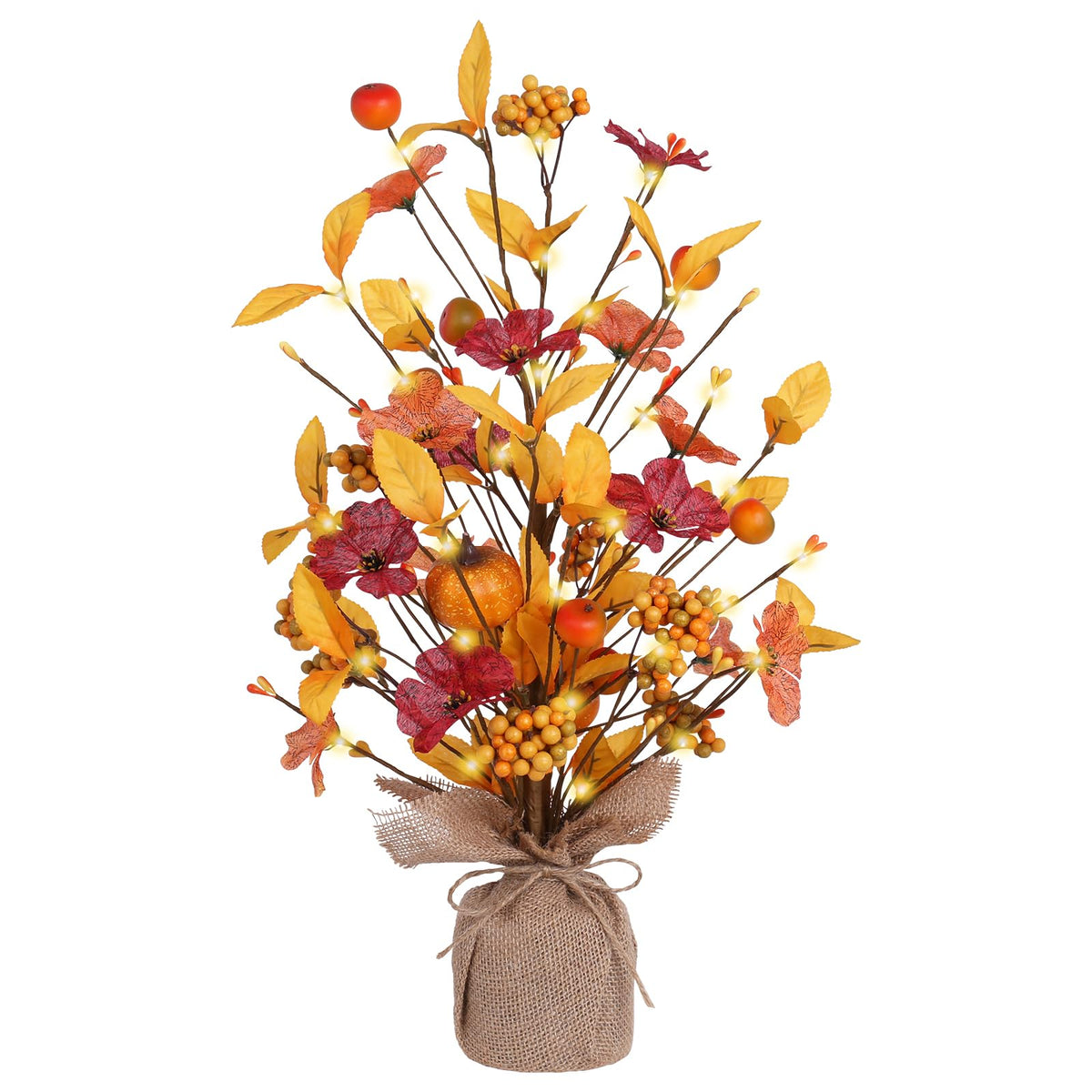 18IN Fall Table Tree Decor for Autume Thanksgiving Home Decorations