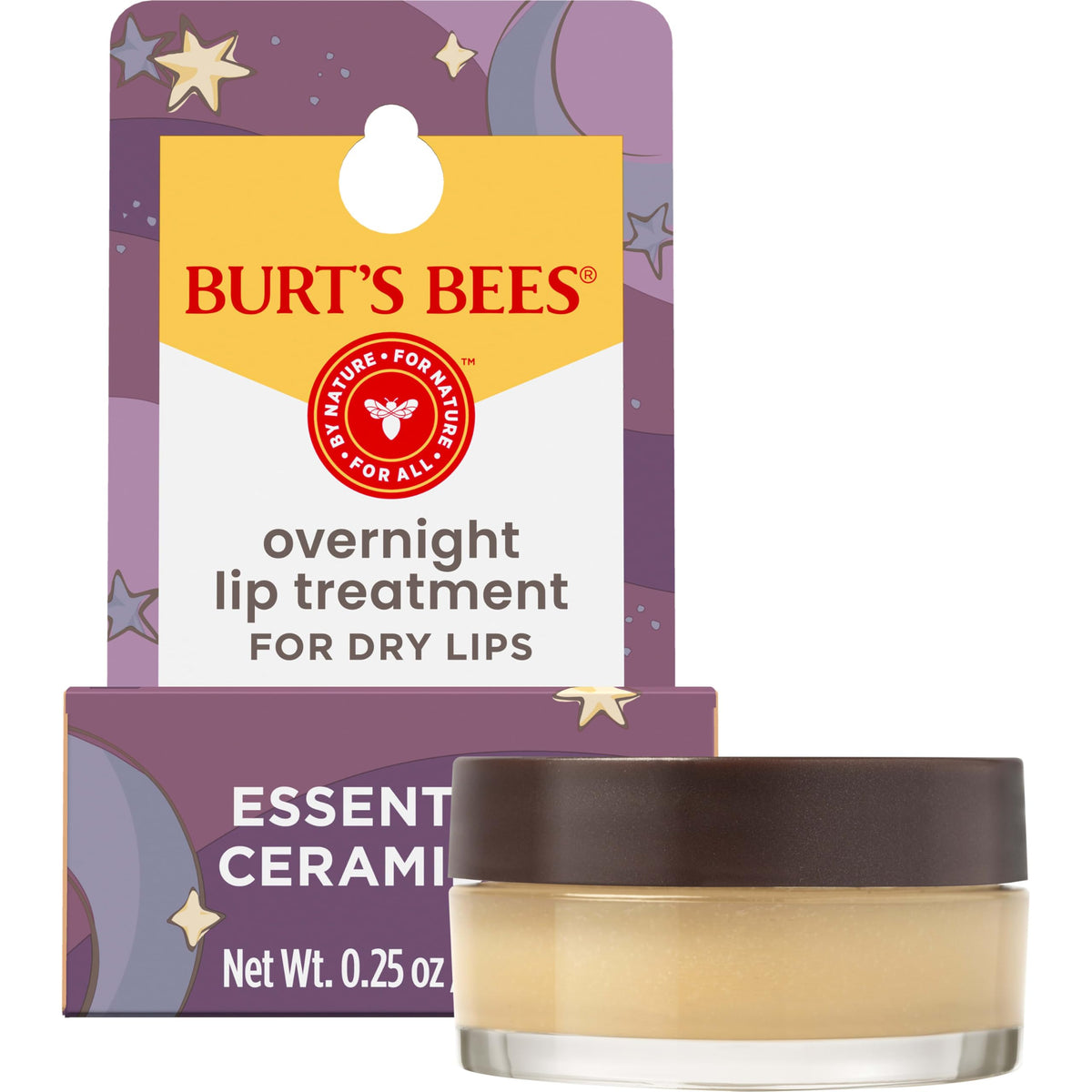 Burt's Bees Original Overnight Intensive Lip Treatment, 0.25 oz.
