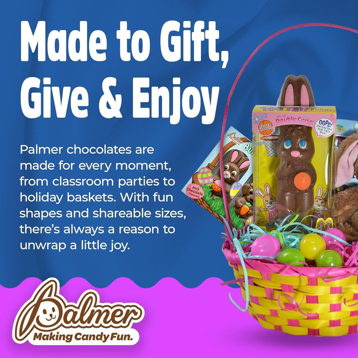 R.M. Palmer Double Crisp You're aMAZEing Card, Perfect for Valentine's Day, Edible Candy Game, Making Candy Fun Since 1948