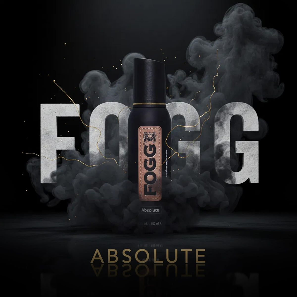 Absolute by Fogg - Mens Body Spray - Fresh Spicy Woody Fragrance Body Spray - Perfume-Based - Top Notes of Lemon, Bergamot, Pineapple - 5 oz