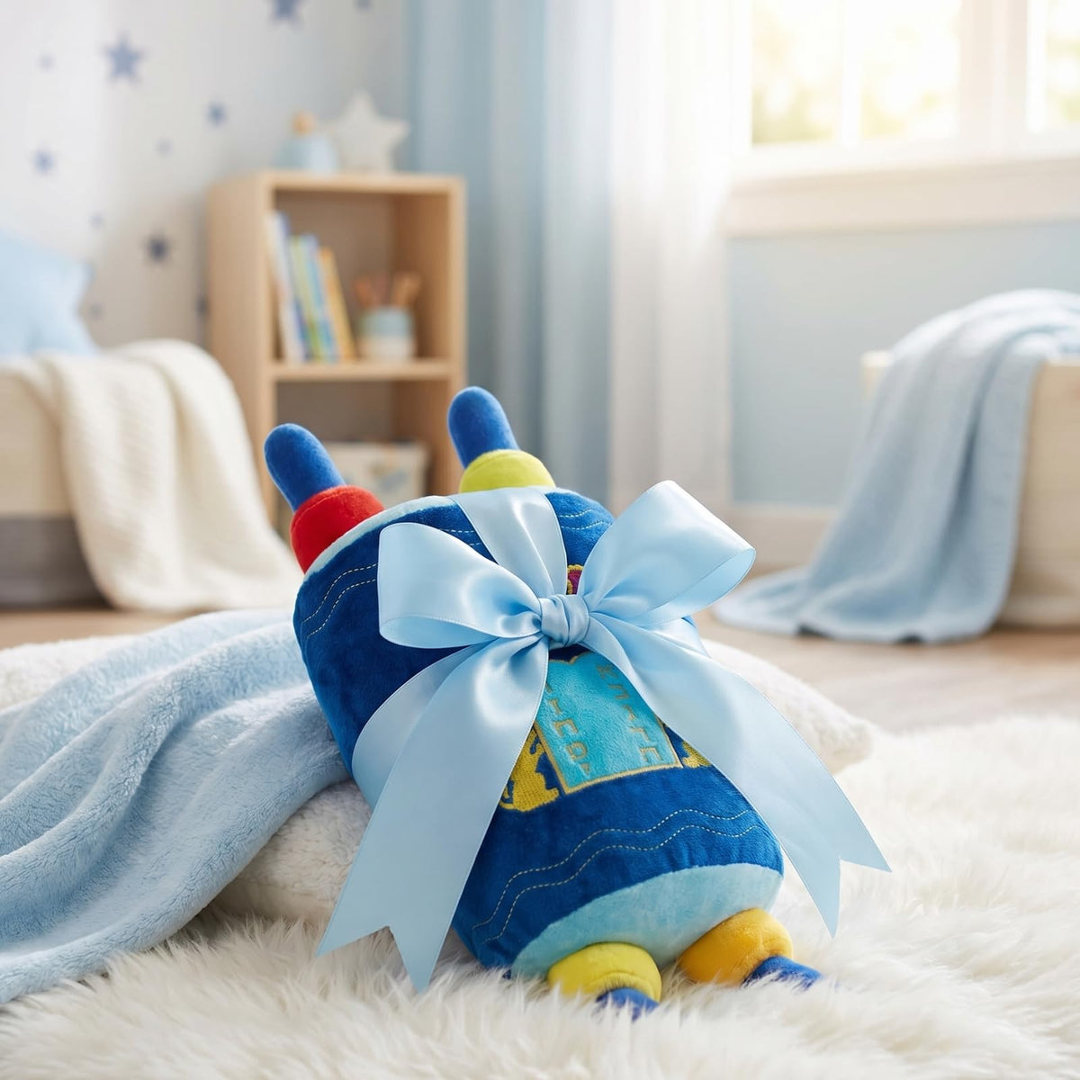 Rite Lite My Soft Torah Plush Toy Shabbat Gifts Educational Judaica Shabbos Hebrew Simchat Jewish Gifts Fun & Educational Party Favors | Ideal for Play, Learning, & Celebrating Jewish Traditions 16"H