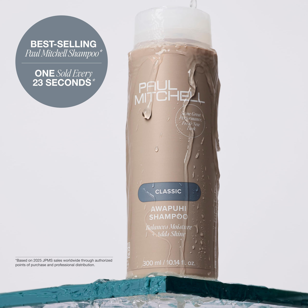 Paul Mitchell Awapuhi Shampoo, Balances Moisture + Adds Shine, For All Hair Types, Especially Fine + Static-Prone Hair, 16.9 fl. oz.
