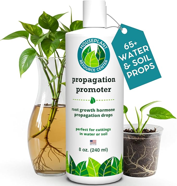 Houseplant Prop Drops - Propagation Promoter & Root Growth Hormone | Root Stimulator for Cuttings | Supports Stronger, Healthier Plants | Easy-to-Use Liquid Formula for Water & Soil Propagation | 8oz