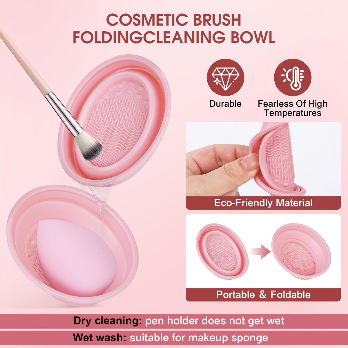 112Pcs Pink Makeup Brushes Set Professional Makeup Brushes & Tools Kit
