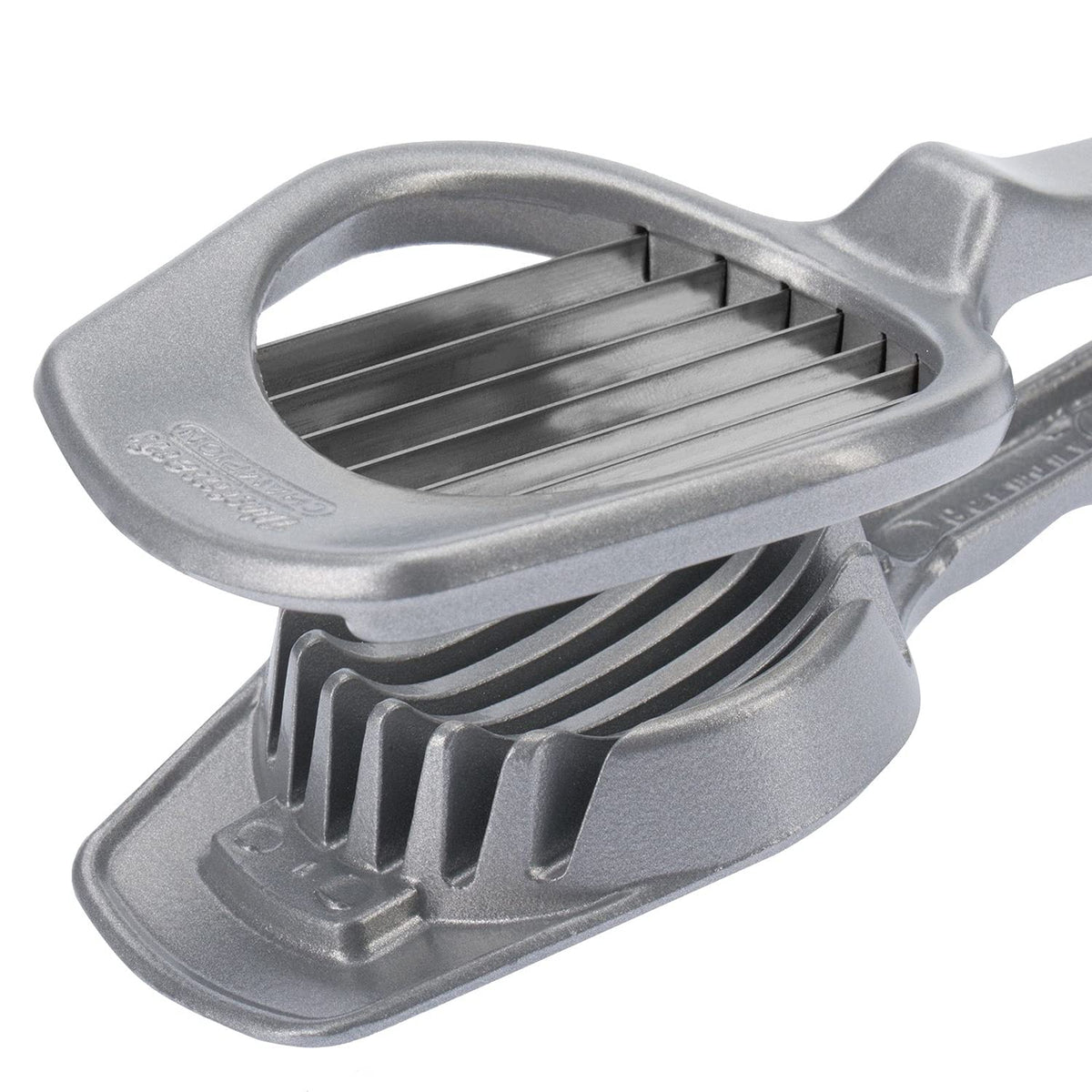 Westmark Mushroom & Egg Slicer – Heavy-Duty Aluminum Cutter with 7 Stainless Steel Blades for Even Slices, Multi-Purpose Food Slicer for Mushrooms, Eggs, Strawberries & Kiwi, Kitchen Essentials