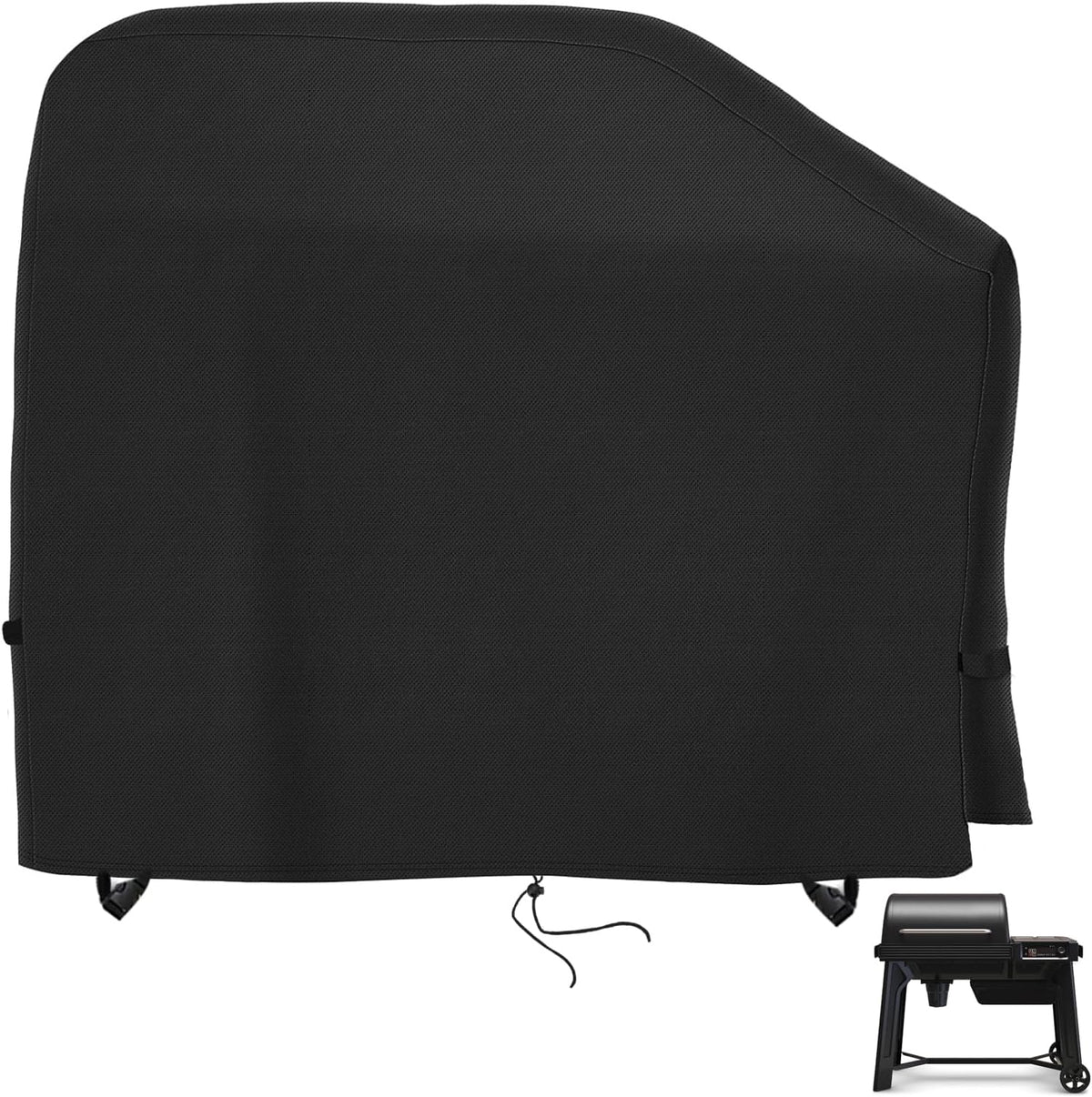 Grill Cover for Traeger Woodridge Pellet Grill TFB86MLH, Outdoor Griddle Cover for Traeger Pellet Smoker Grill, Waterproof BBQ Grill Cover for All Weather