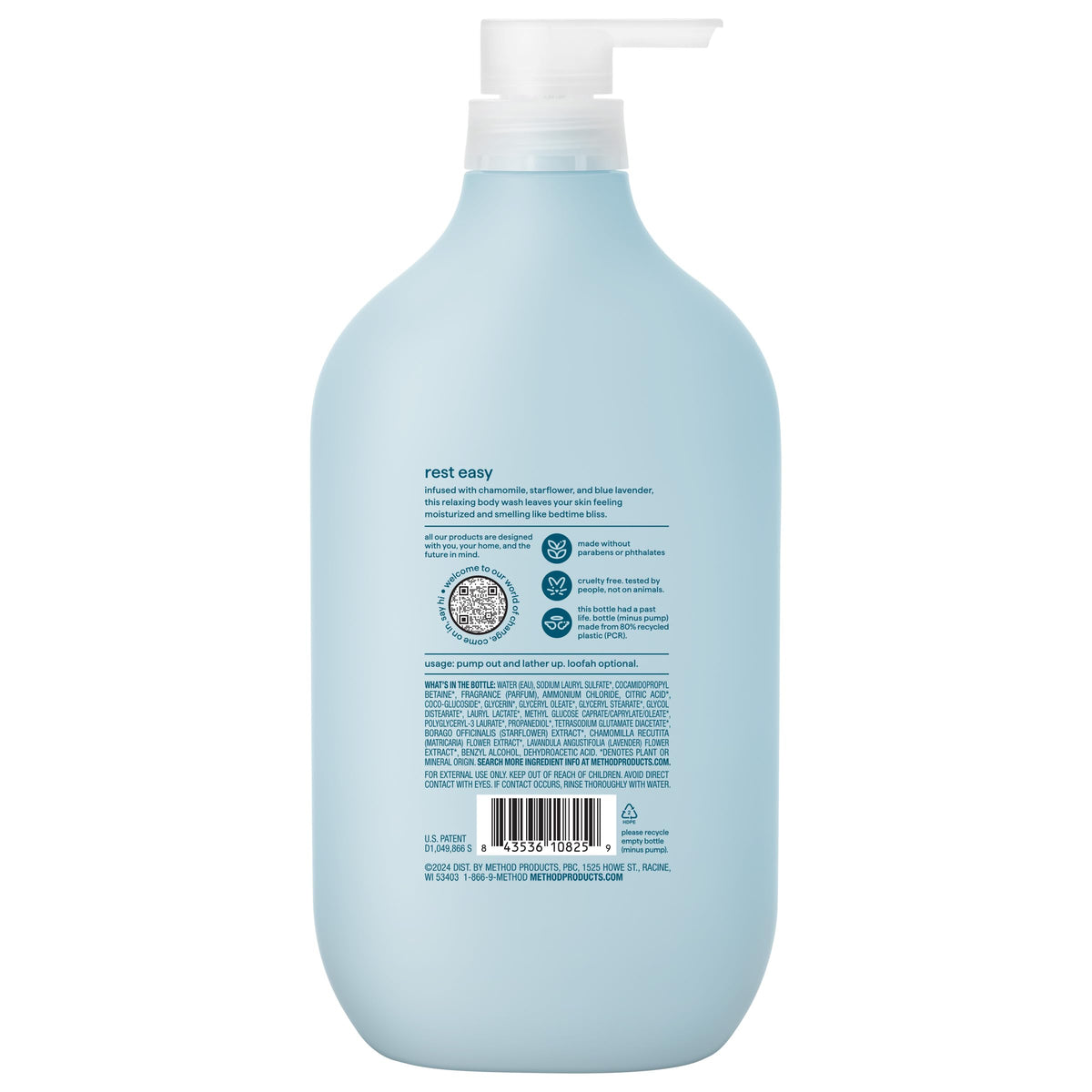 method Body Wash, Wind Down, 28 fl oz