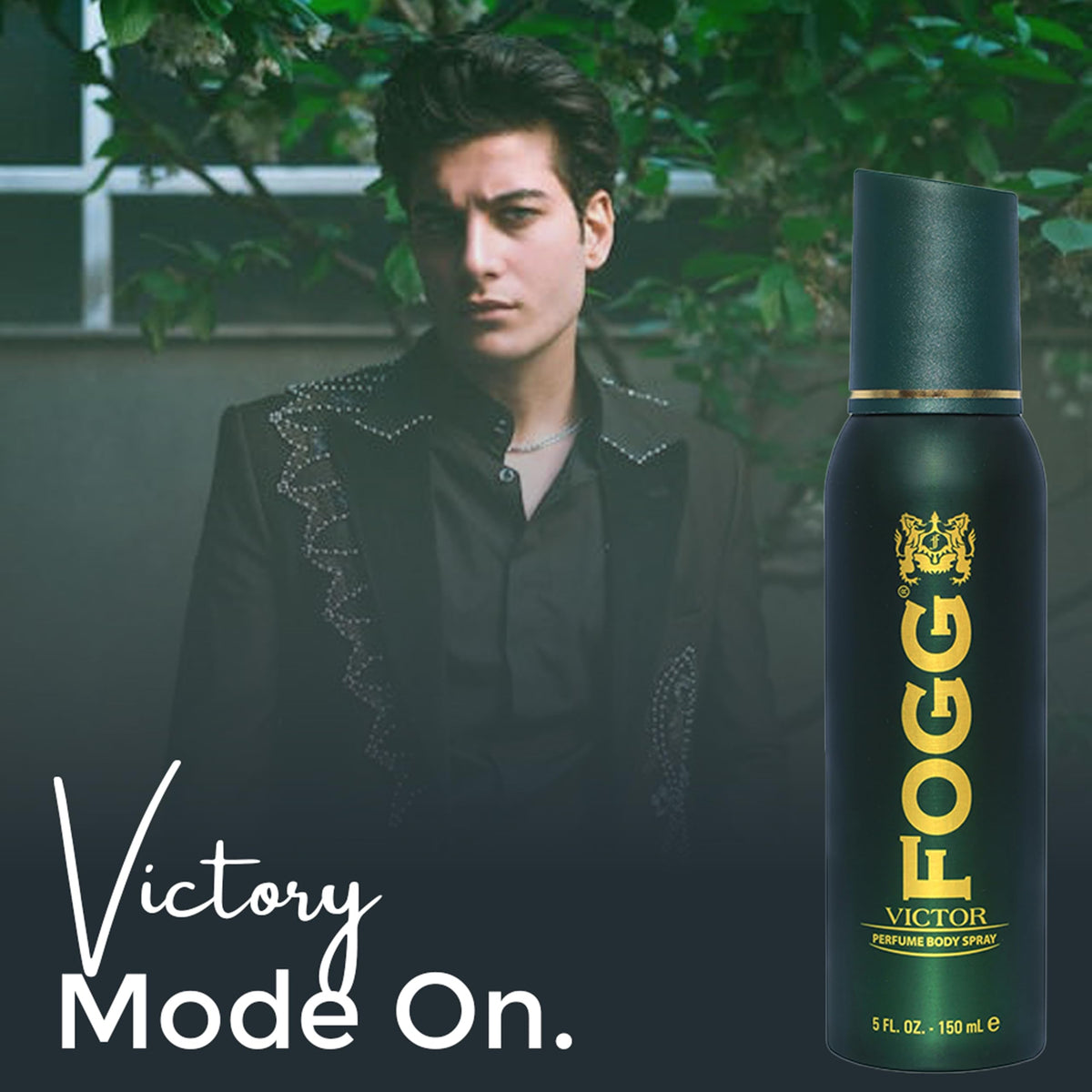 Victor by Fogg - Mens Body Spray - Fresh Spicy Woody Fragrance Body Spray - Top Notes of Grapefruit, Bergamot, Patchouli, and Cinnamon - 5 oz