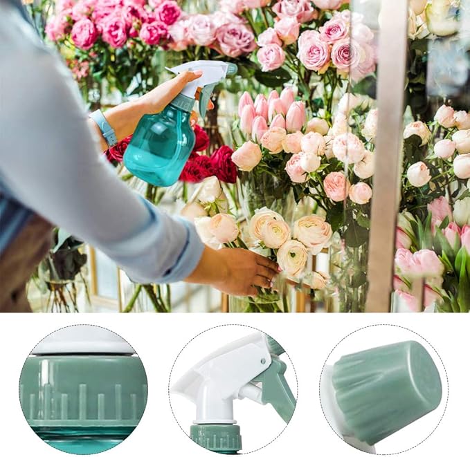 Garden Tools Set with 3 Pcs Aluminum Gardening Tools, 1 Pc Pruning Shear, 1 Pc Mister Spray Bottle, 1 Pc Foam Kneeler，1 Pair Garden Gloves with Claws and 1 Pc Gardener Bag, Gifts for Mom Dad
