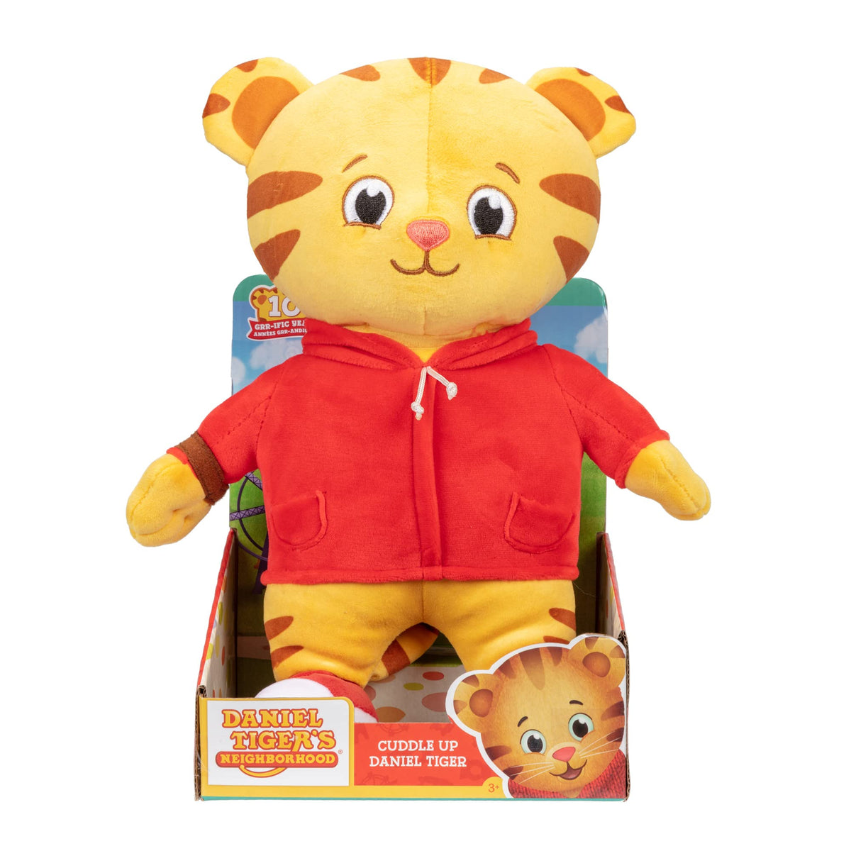 Daniel Tiger's Neighborhood Cuddle Up Daniel Tiger Plush Toy Super Soft Kids Character Stuffed Plush Toy - Polyester Microfiber - for Boy and Girls, 12 Inches Tall!