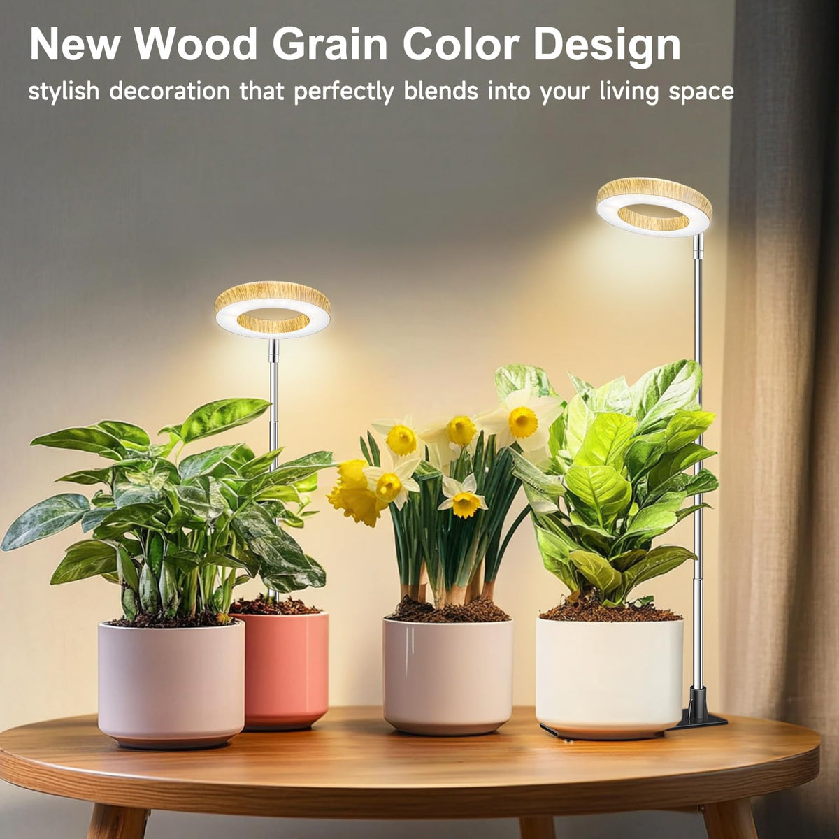 Aokrean Grow Light, Full Spectrum Plant Lights for Indoor Growing with Base