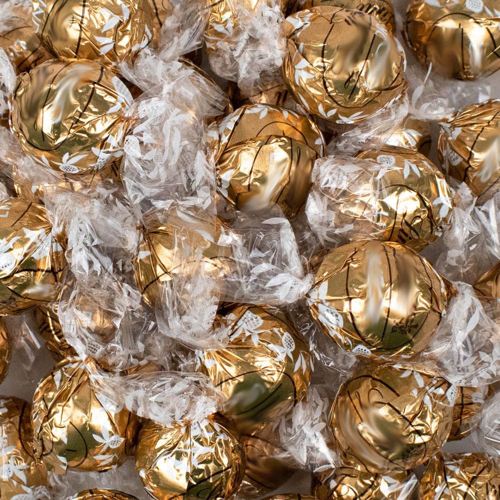 81ct Gold Fudge Swirl Chocolate Bulk Individually Wrapped Candy Truffles For Candy Bowls, Goodie Bags, Dessert Tables, Gifts For Guests & More (2.25lb