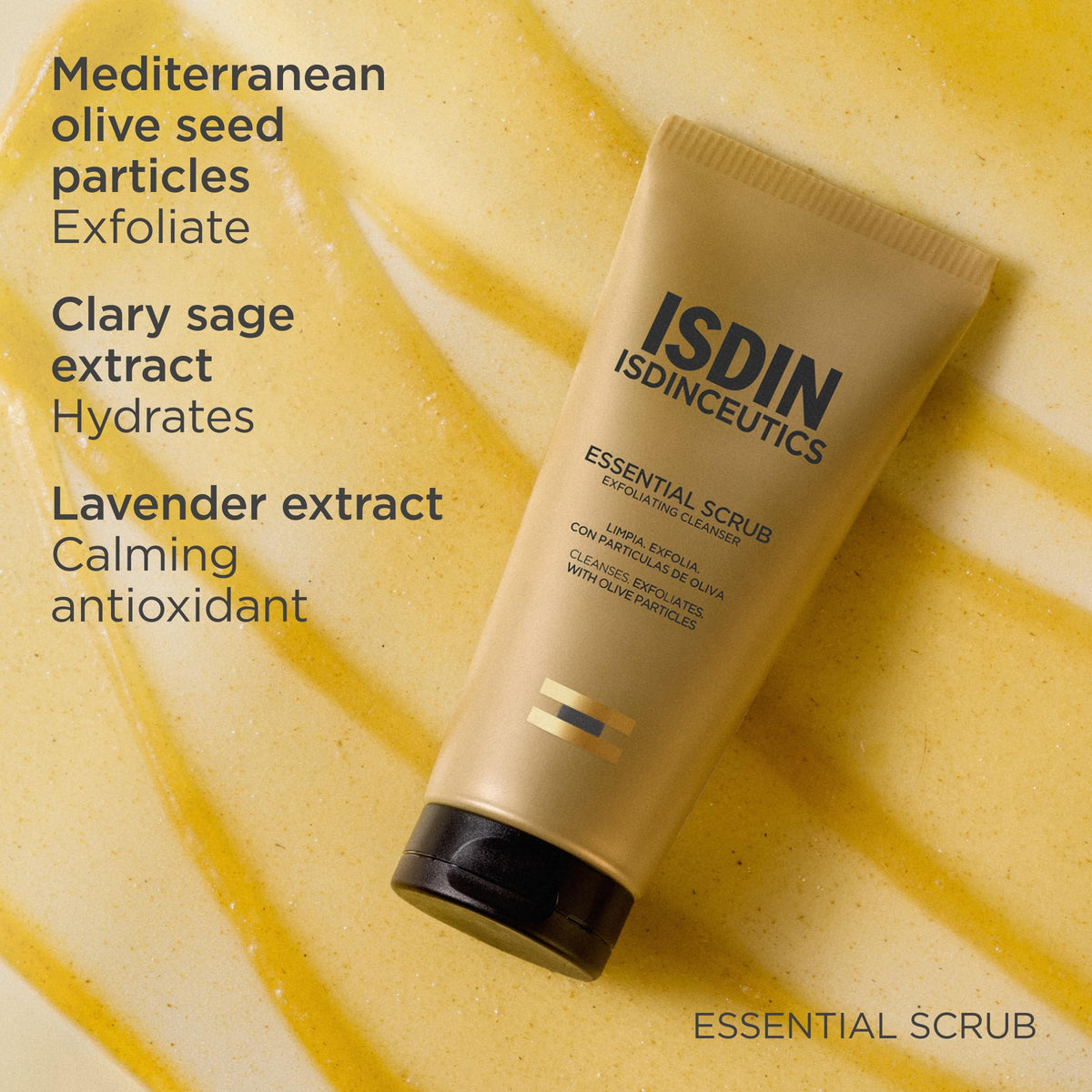 ISDIN Isdinceutics Essential Scrub Exfoliating Cleansing Gel, 3.5 oz