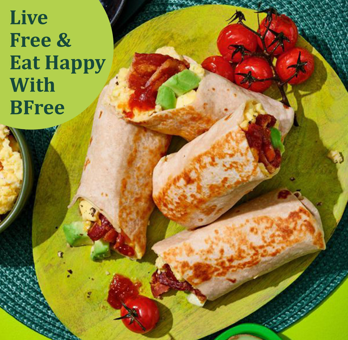 BFree Gluten Free Soft Original Wraps, Super Soft Easy Rolling Tortilla Wraps, High Fiber & Protein Vegan Dairy Free Wheat Free Keto Kosher Flatbread