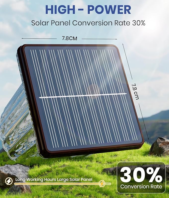 Super Bright Solar Pathway Lights Outdoor Powered,Adjustable Warm&Cool White,Waterproof IP65 Garden Decor Landscape Lighting Outside for Yard/Patio/Walkway/Driveway/Landscape (Cocoa Brown, 3 Pack)