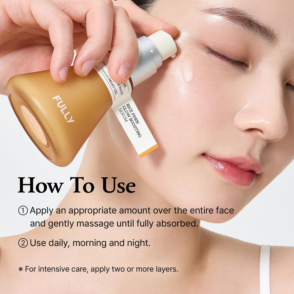 Rice PDRN Radiance Boosting Serum with PDRN and Rice Bran Water 1.69 fl oz