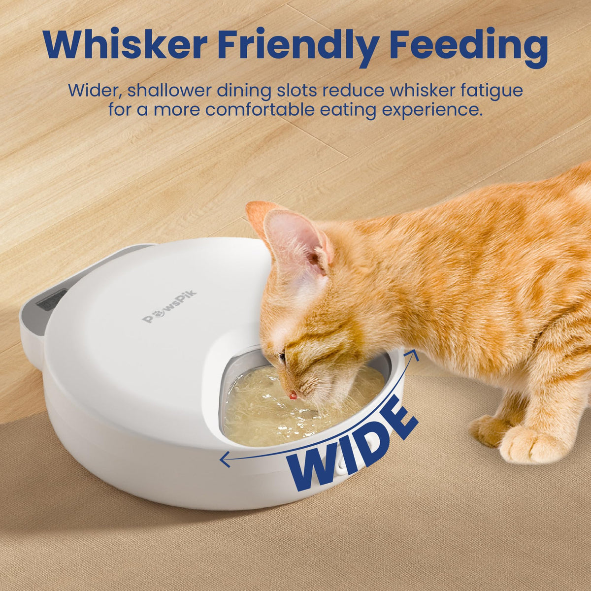 PawsPik Smart 4-Meal Automatic Wet Food Pet Feeder, 4-Cup Capacity