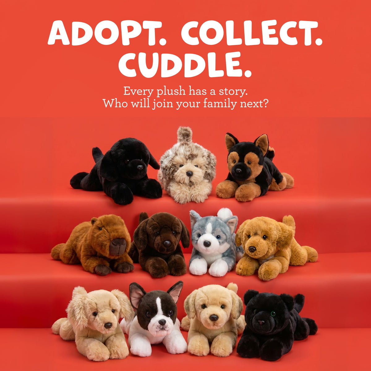 FAO Schwarz 22" Adopt-A-Pets Cavachon Plush Puppy Dog, Kids Stuffed Animal