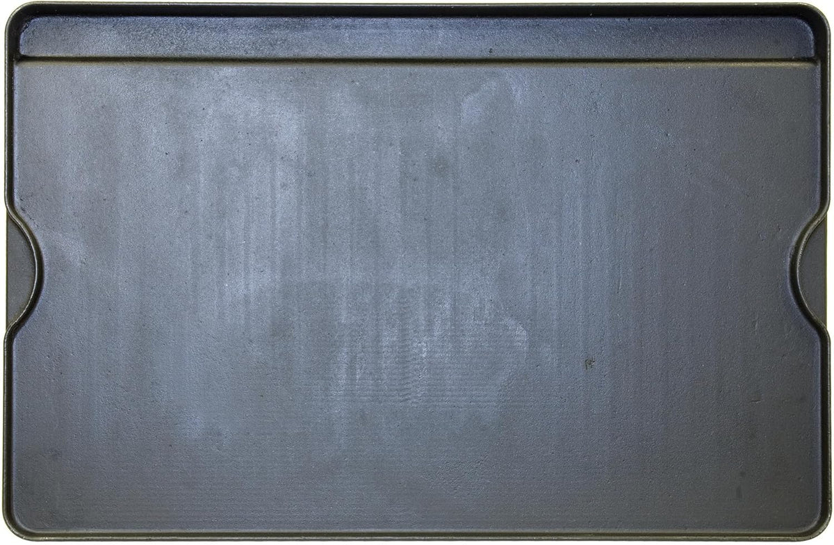 Camp Chef Reversible Pre-seasoned Cast Iron Griddle, Cooking Surface 16" x 24"