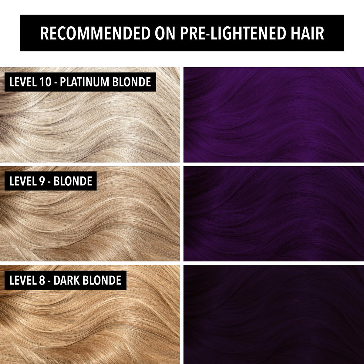 Pulp Riot Dark Matter Semi Permanent Hair Color – Electric Violet, 4 oz