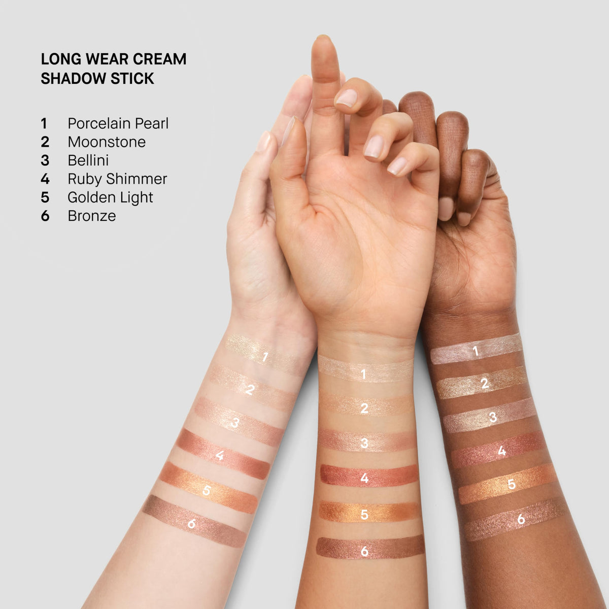 Bobbi Brown Long-Wear Cream Shadow Stick | 24-Hour Eyeshadow Stick | High-Pigment, Buildable Shades with Three Finishes, 0.05 Ounce, Bellini