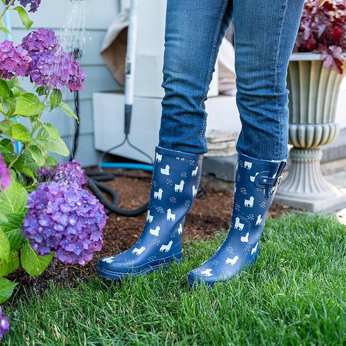 Western Chief Women's Tall Waterproof Rain Boot Outdoor Garden Shoes