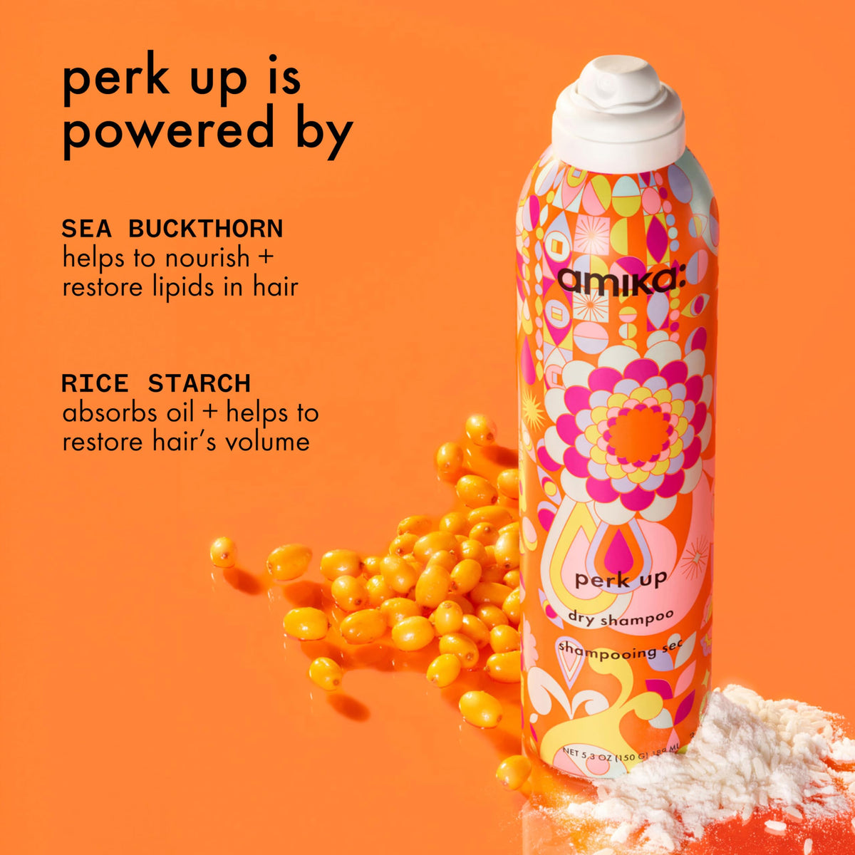 amika Perk Up Dry Shampoo, 5.3 oz. (Pack of 1)