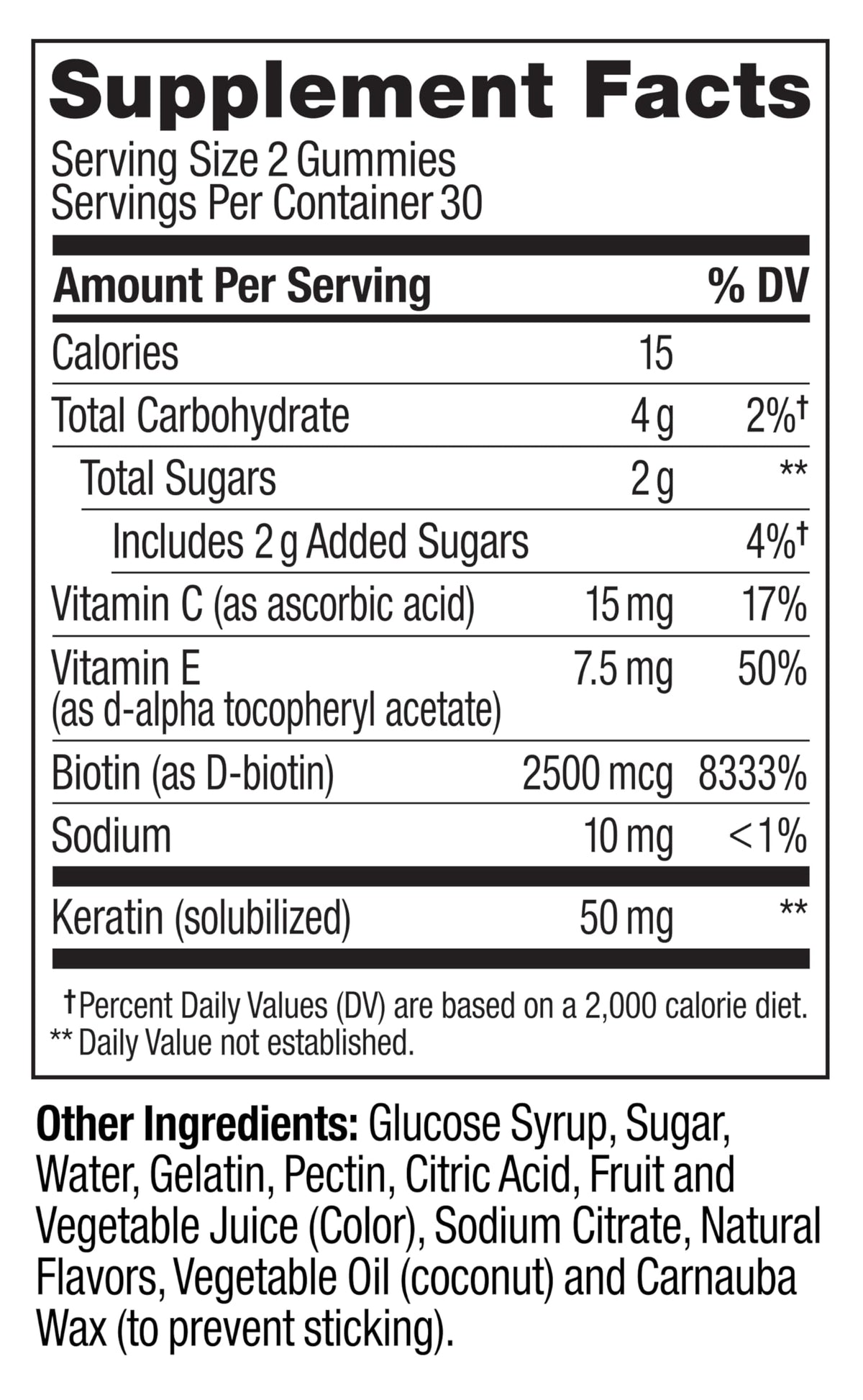 OLLY Hair Skin and Nails Gummies, Undeniable Beauty, Biotin - 60 Count