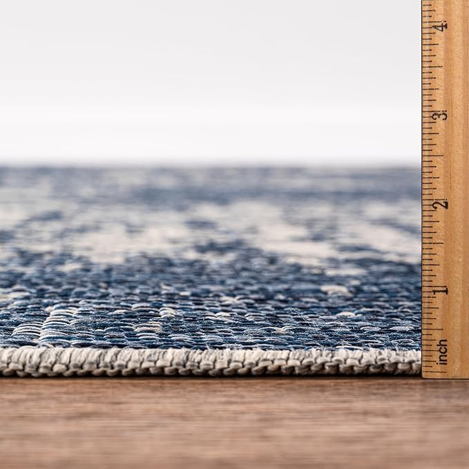 Keen Home Design Terrace Outdoor Throw Rug - 3x5 Washable Indoor/Outdoor Rug for Patio, Kitchen, Balcony, Beach, Garden, Deck and Porch, Size: 3'x5'