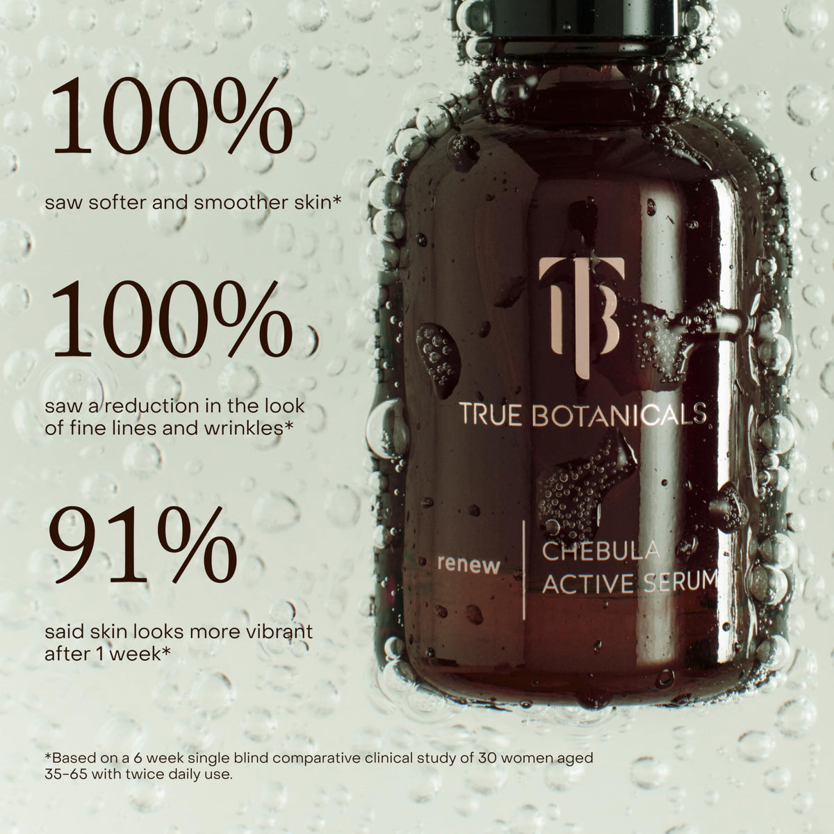 True Botanicals Chebula Active Serum for Fine Lines & Wrinkles, 1 fl oz