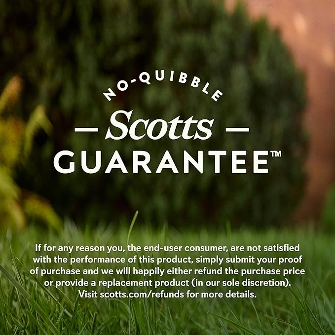 O.M. Scott and Sons Tall Fescue Blend Grass Seed, Fertilizer and Soil Improver, Naturally Crowds Out Weeds, Covers Up to 2,000 sq. ft., 8 lbs.