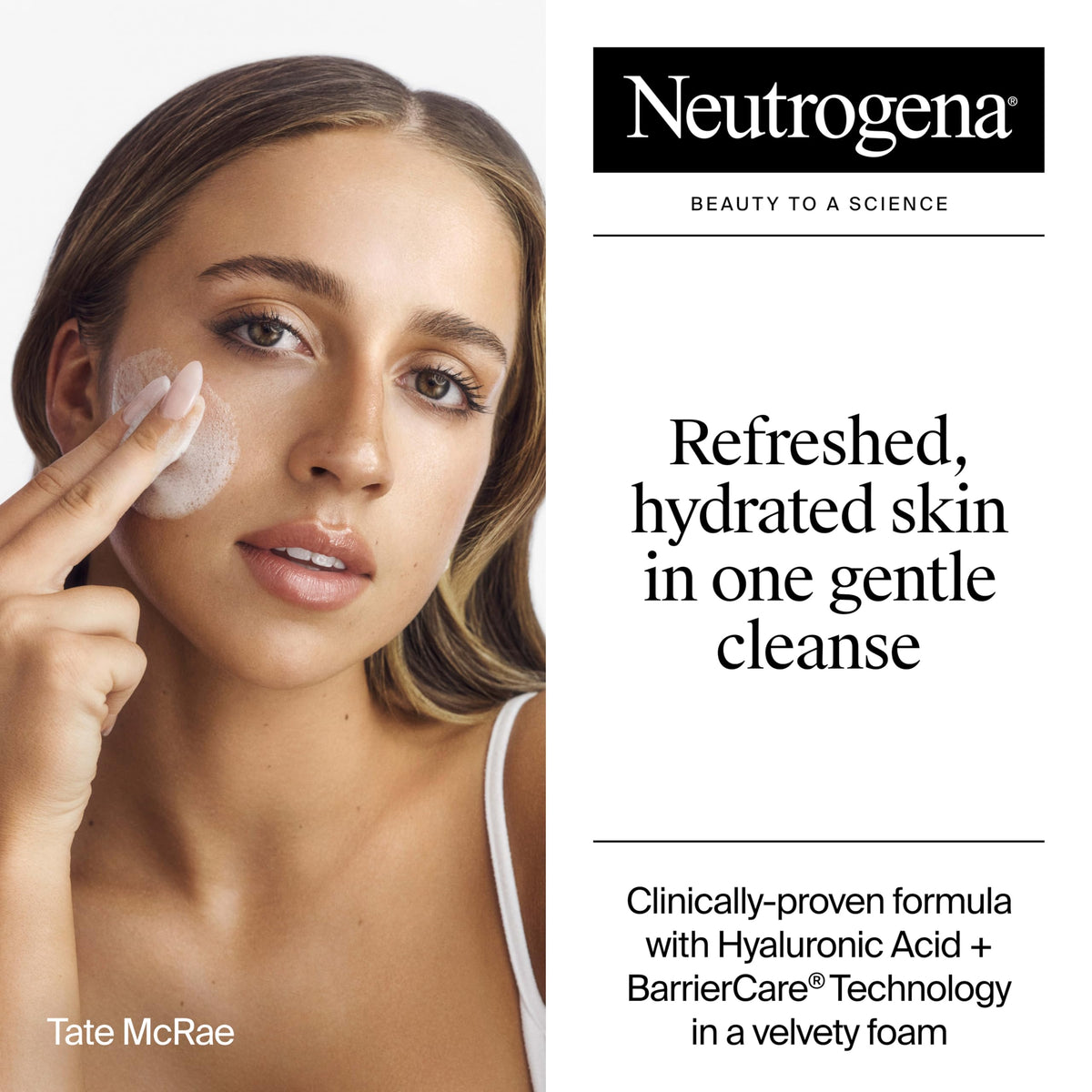 Neutrogena Hydro Boost Face Wash, Fragrance Free, 16 fl oz