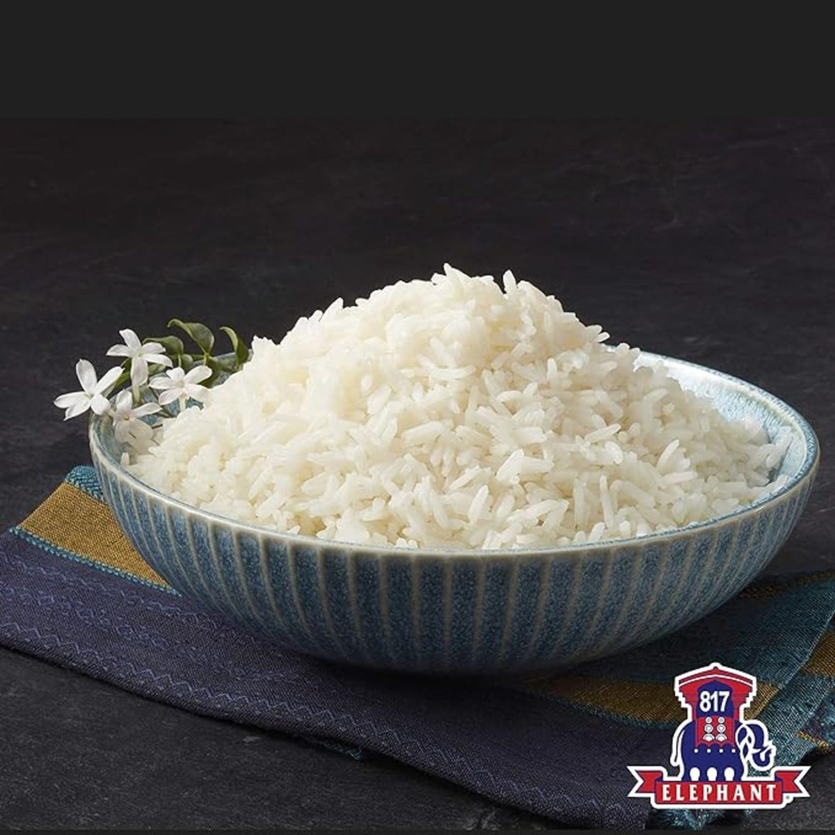 817 Elephant Thai Hom Mali Jasmine Rice, 15 lb – Fragrant Long-Grain