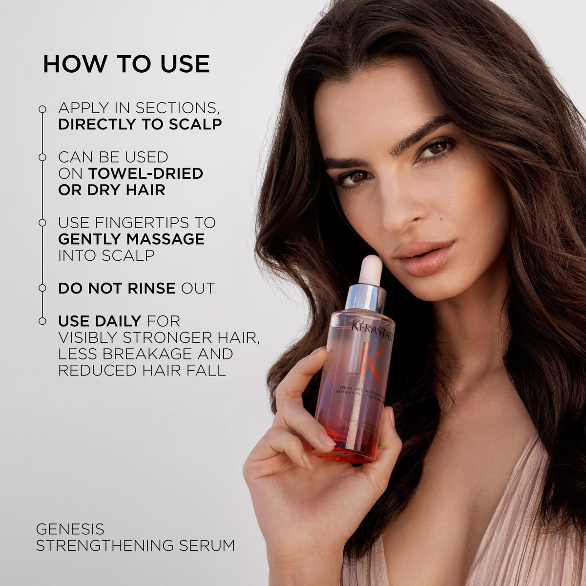 Kerastase Genesis Hair Serum – Daily Strengthening Treatment, 1 Fl Oz