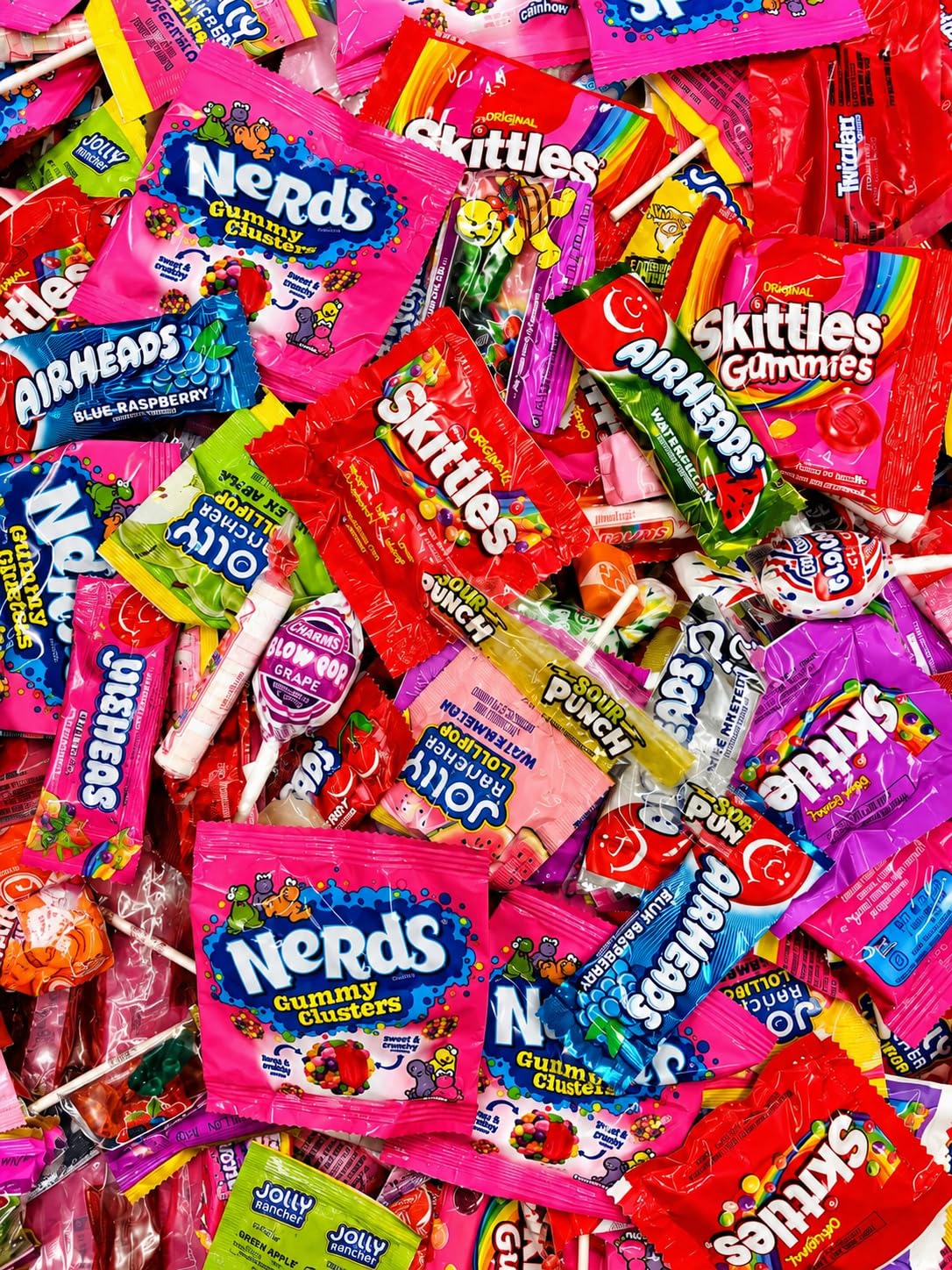 Ultimate Assorted Candy Party Mix - 10 LB Bag - Mega Variety Bulk Assortment - Individually Wrapped Candy - Queen Jax - Variety Pack