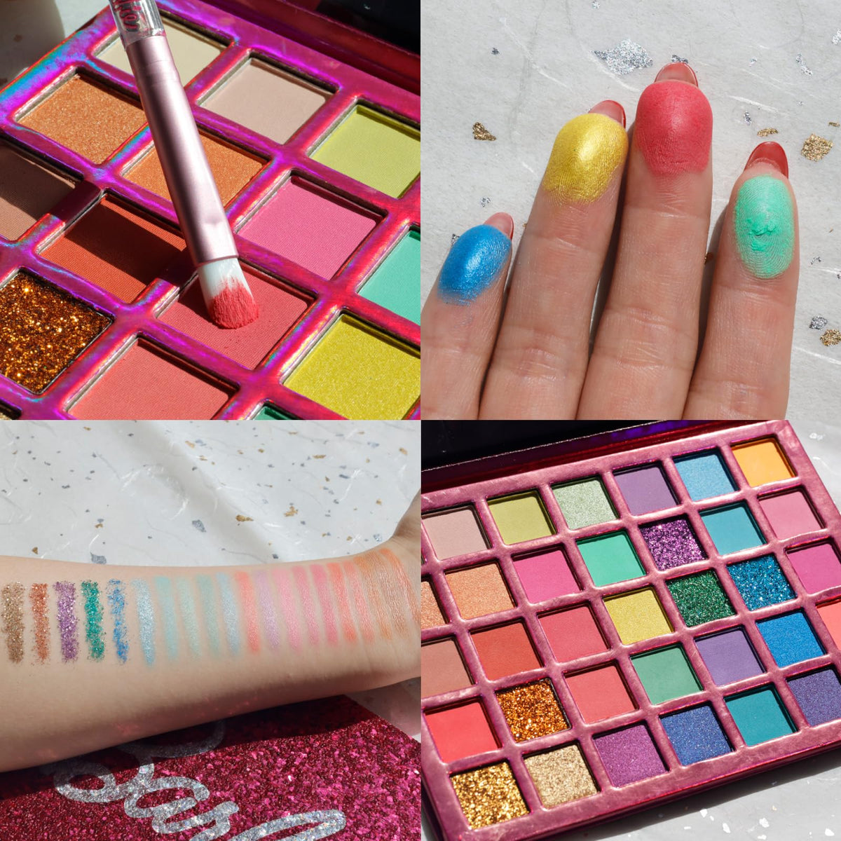 Barbie 35-Well Shadow Palette with 8 Brushes, Ages 8+