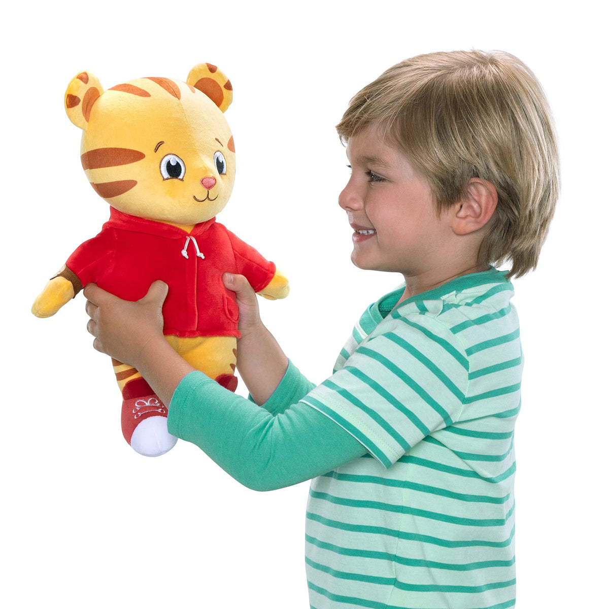 Daniel Tiger's Neighborhood Cuddle Up Daniel Tiger Plush Toy Super Soft Kids Character Stuffed Plush Toy - Polyester Microfiber - for Boy and Girls, 12 Inches Tall!