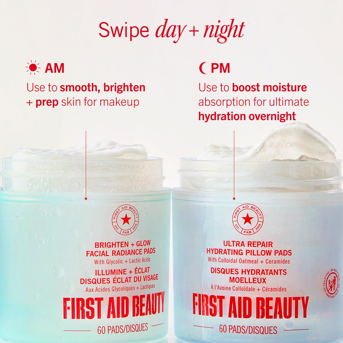 First Aid Beauty Brighten and Glow Facial Radiance Pads, 28 ct