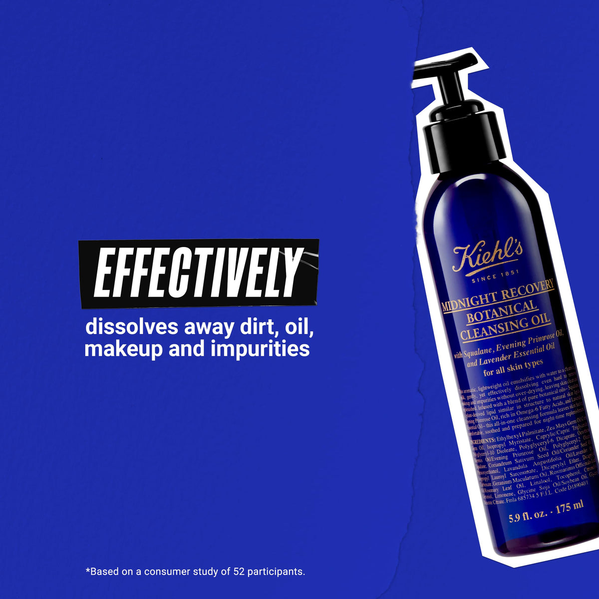 Kiehl's - Midnight Recovery Cleansing Oil - Makeup Removal - 5.9 fl oz