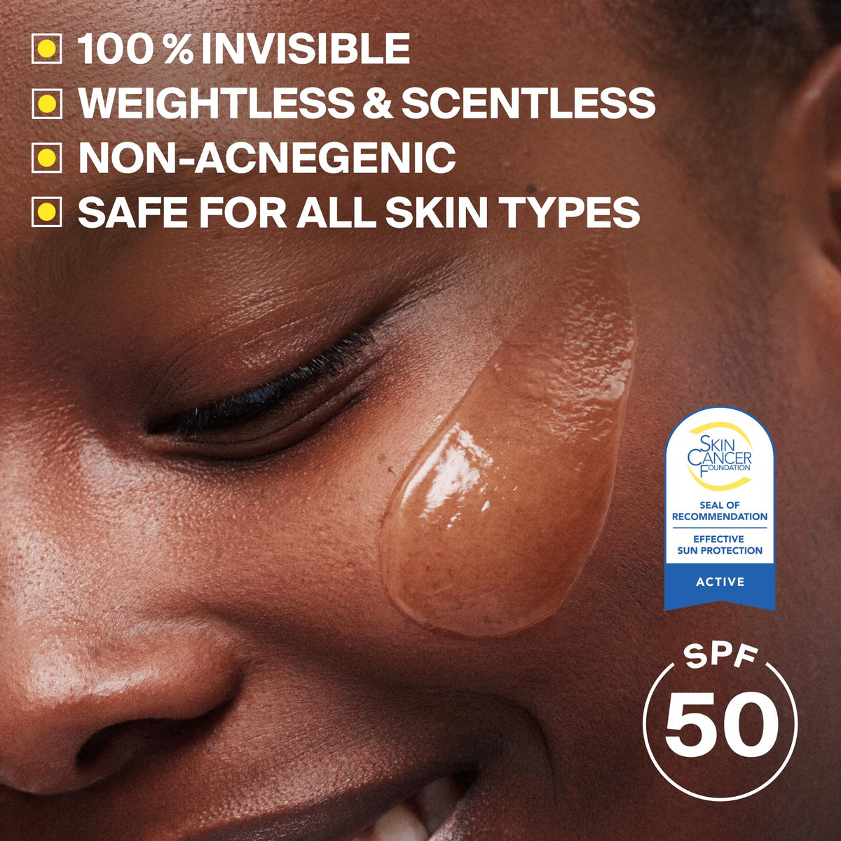 Supergoop! Unseen Sunscreen for Face, SPF 50 Clear & Invisible, 1.7oz