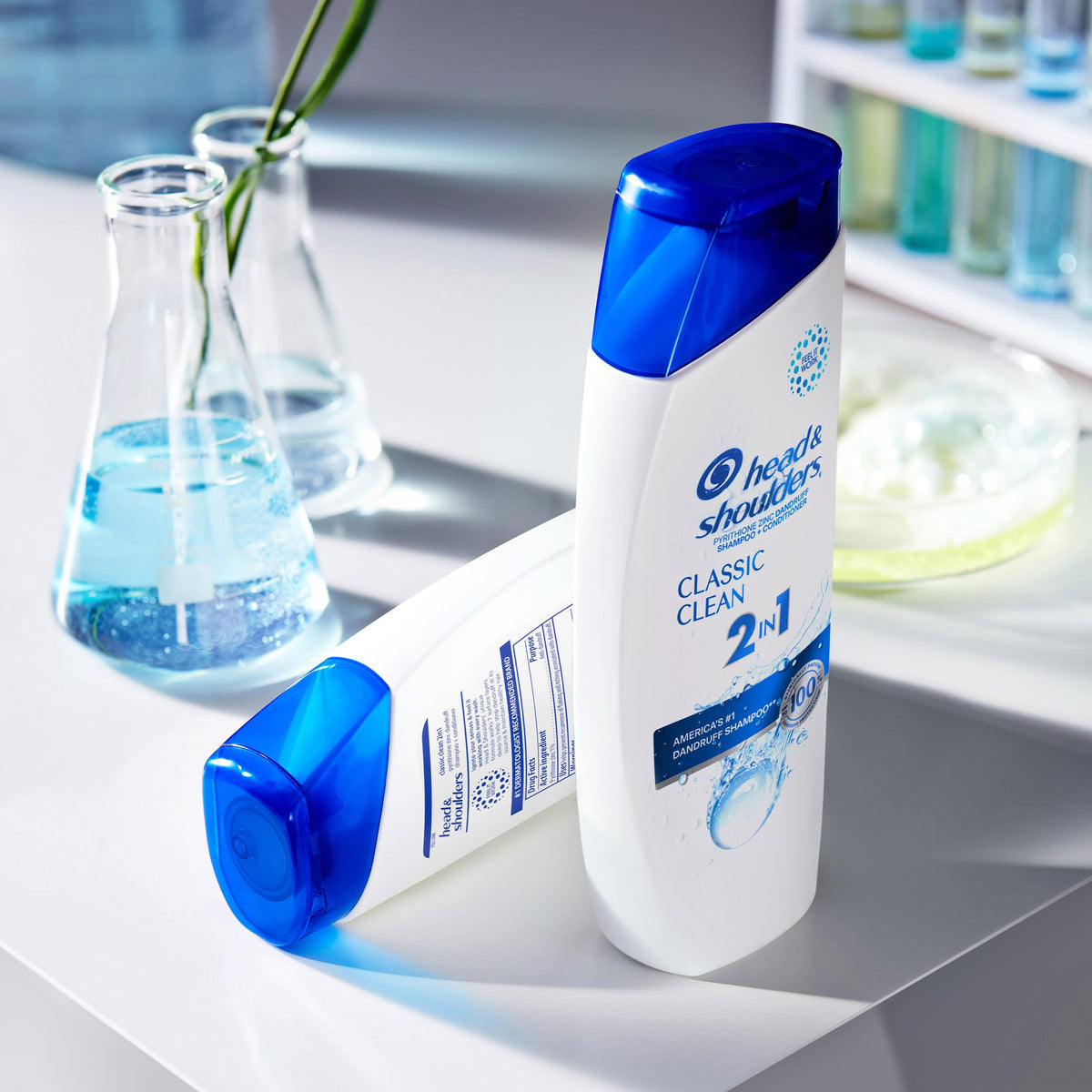 Head and Shoulders Classic Clean 2-in-1 Anti-Dandruff Shampoo + Conditioner 8.45 Fl Oz