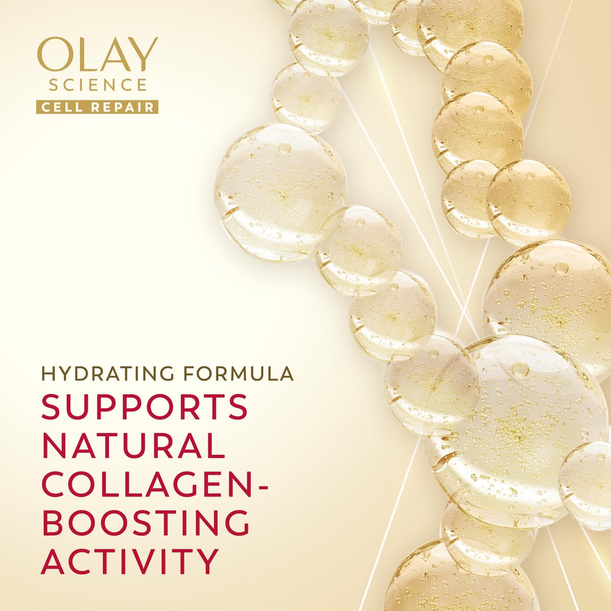 Olay Science Peptide Face Moisturizer | Premium Skin Care, Anti-Aging Face Cream - 7 Synergy Peptides Complex, 1.7oz