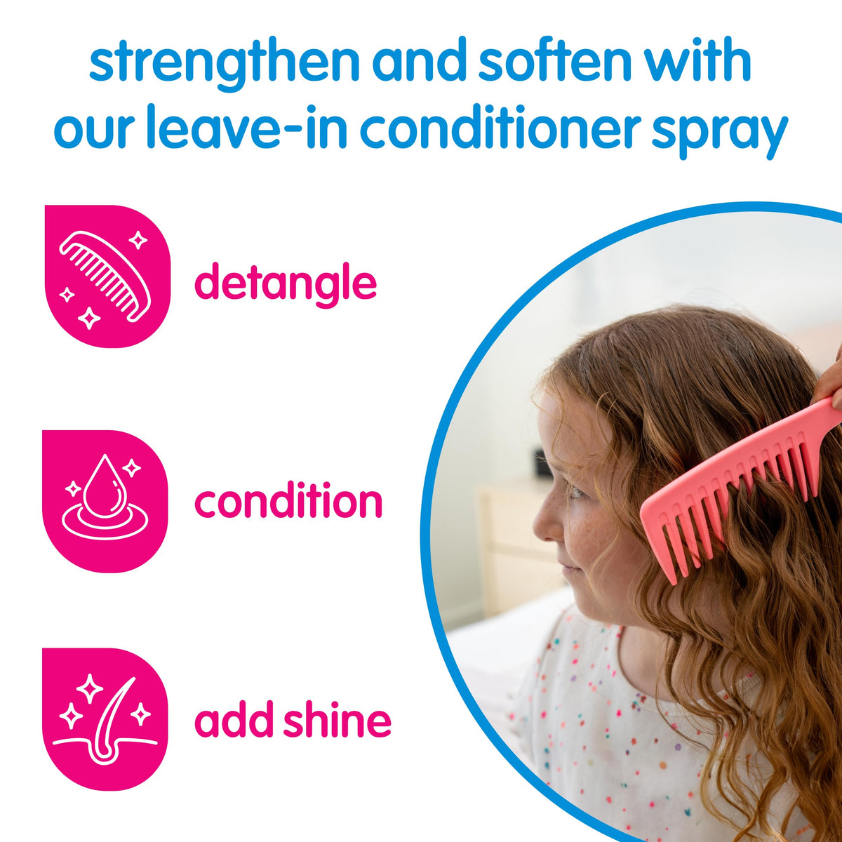 SO COZY Kids 2-in-1 Detangler & Leave In Conditioner Spray, 8 Fl Oz